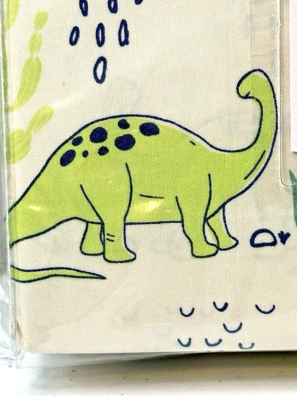 Wendy Bellissimo Colorful 3-Piece Twin Dinosaur Beige Sheet Set 100% Polyester